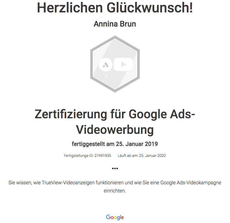 Zertifizierte Google-Partner Agentur